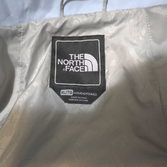 Women's Blue North Face Hooded Winter Jacket Sz XL - Picture 3 of 5